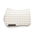 Quilted saddle pad in white