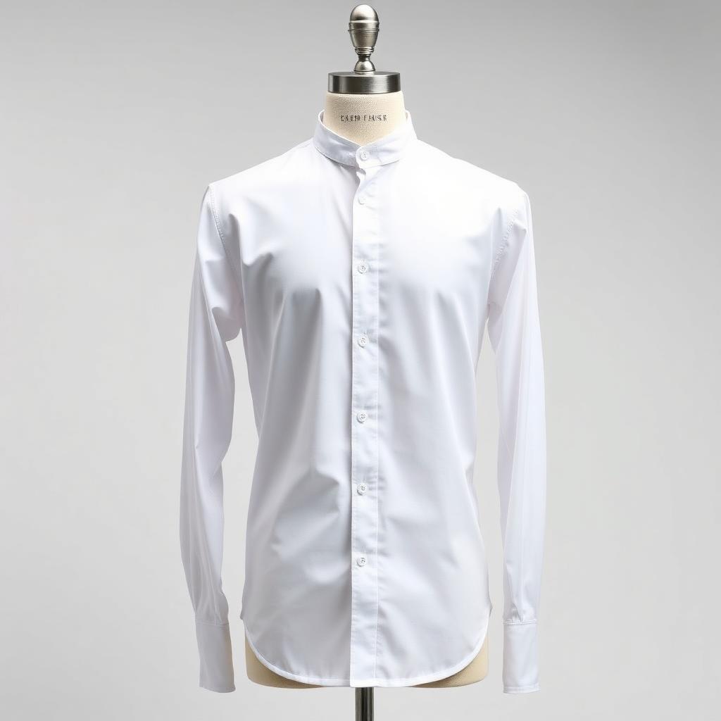 Long Sleeve Show Shirt in white